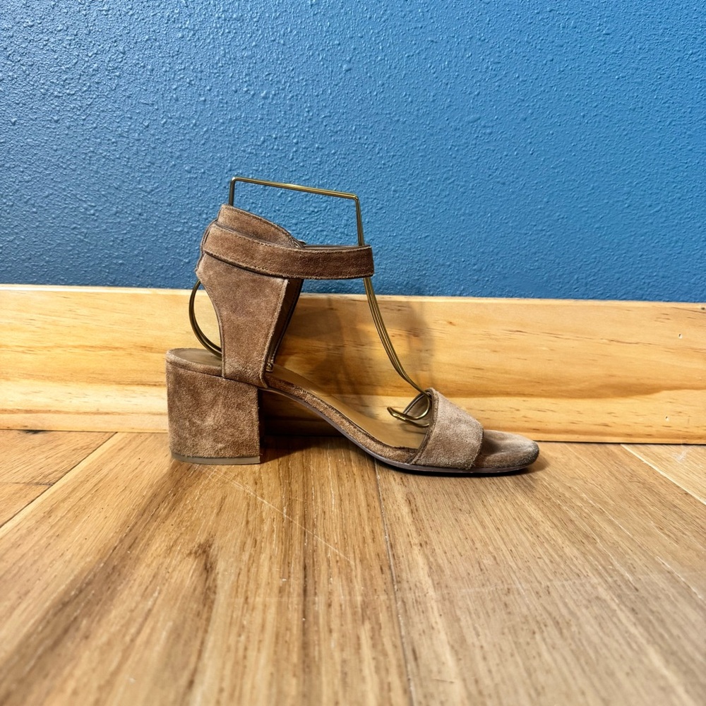 Arturo Chiang Tan Hannan Block Heeled Sandals size 8 - Picture 2 of 10